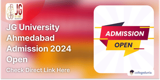 JG University Ahmedabad Admission 2024 Open; Check Direct Link Here